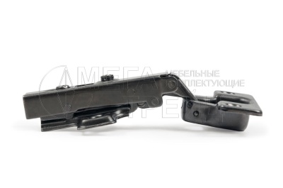 Петля H301A02/0910/BN (100) накладная с доводчиком угол открывания 105 гр., угол установки 90 гр. Slide-on H-0 черный никель БОЯРД