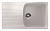 Каменная мойка ES-20-331 белый EcoStone, ECOlogy STONE