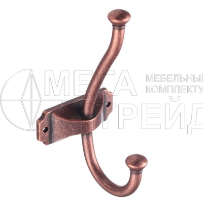 Крючок мебельный CRAFT, античная медь GTV