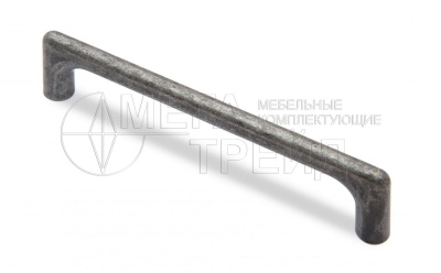 Мебельная ручка RS290BAF.4/128 (25) боярд Чернёное античное железо