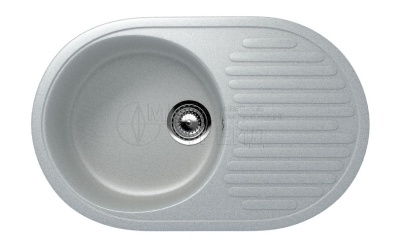 Каменная мойка ES-16-310 серый EcoStone