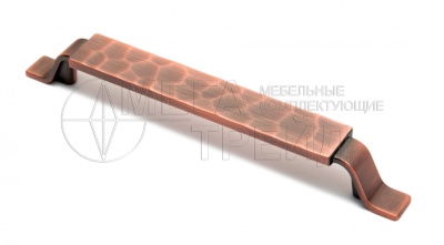 Мебельная ручка RS322BAC.5/160 (8) Брашированная старинная медь БОЯРД