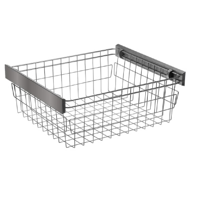 Корзина для белья SMART 60mm(без направляющих) графит W-WKO60-BP-60