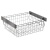 Корзина для белья SMART 60mm(без направляющих) графит W-WKO60-BP-60