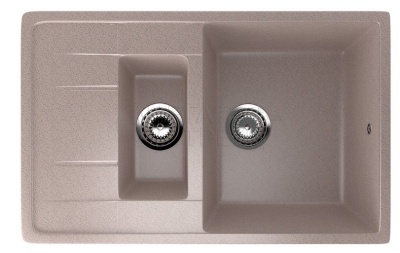 Каменная мойка ES-22-302 песочный EcoStone
