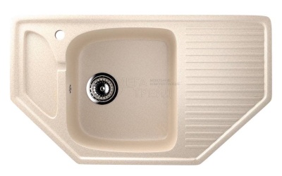 Каменная мойка ES-24-328 бежевый EcoStone