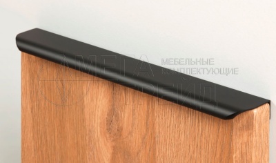 Ручка торцевая RT110BL.1/224/300 (50) Черный матовый БОЯРД