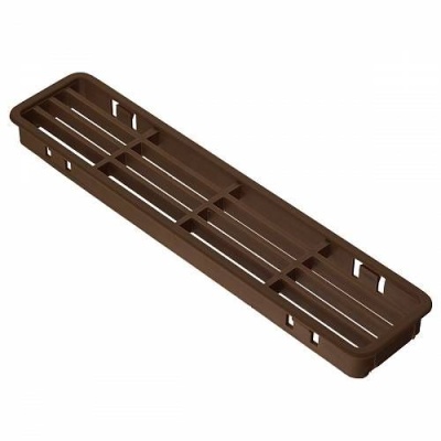 Вентиляционная решетка для цоколя коричневая OPES М13970
