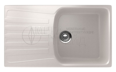 Каменная мойка ES-20-331 белый EcoStone