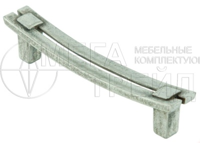 Мебельная ручка RS408BAZ.4/96 чер.старин.цинк 96мм