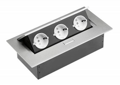 Удлинитель для офиса прямоугольный, без заземл AE-PB03GS-53 GTV Удлинитель для офиса прямоугольный, без заземл AE-PB03GS-53 GTV