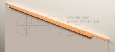 Ручка торцевая RT109SG.1/000/800 (20) Сатиновое золото БОЯРД