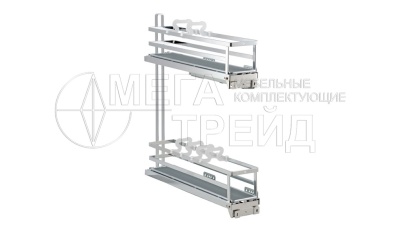 Бутылочница 150мм с доводчиком левая плоский прут FLORA KR05/1/3/150/L (1) Боярд