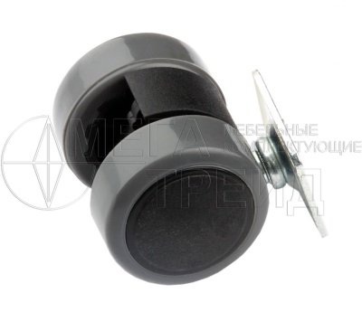 Колесо мебельное d=35 мм, крепление площадка N105BL/GR.5 (40) БОЯРД Колесо мебельное d=35 мм, крепление площадка N105BL/GR.5 (40) БОЯРД