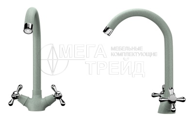 Кухонный смеситель 07-310 серый EcoStone