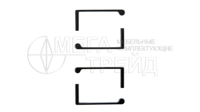 Заглушка боковая ZnAl G-LINE RZ101.01BL чёрный матовый Boyard