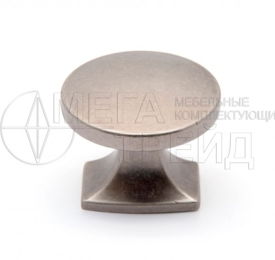 Мебельная ручка кнопка RC289BL.4  черный БОЯРД