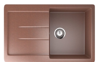 Каменная мойка ES-33-307 терракотовый EcoStone