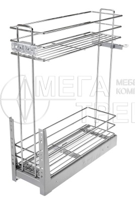 Мех-м выкат.2-х ярус200мм дон.крепл с ДОВОД GTV KO-2002MD-SR