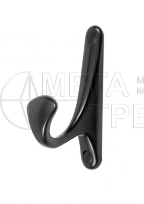 Мебельный крючок K102BL.2 (20) Чёрный матовый БОЯРД