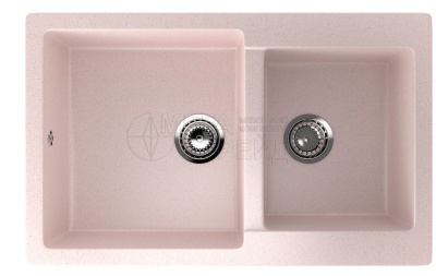 Каменная мойка ES-28-311 светло-розовый EcoStone