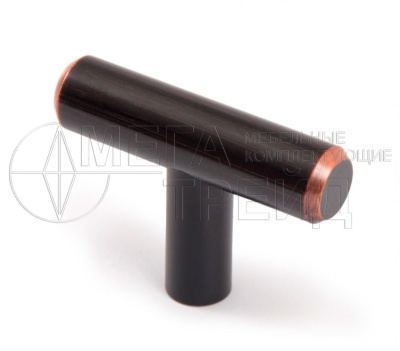 Мебельная ручка кнопка RC200BAC.5 (40) Брашированная старинная медь БОЯРД