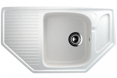 Каменная мойка ES-24-341 молочный EcoStone