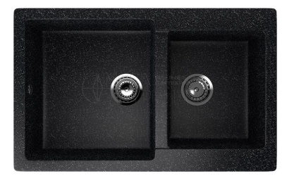 Каменная мойка ES-28-308 черный EcoStone