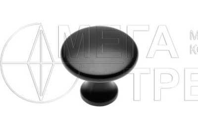 Ручка UDINE, черный матовый GZ-UDINE-1-20M