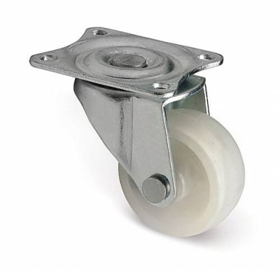 Опора колёсная поворотн.D=38 пластик.на площадке GTV КМ-01538