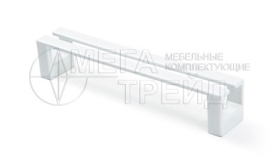 Мебельная ручка RS273W.3/128 (20) Белый 128мм БОЯРД