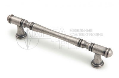 Мебельная ручка RS312BAZ.4/128 (15) черненнный старинный цинк Боярд