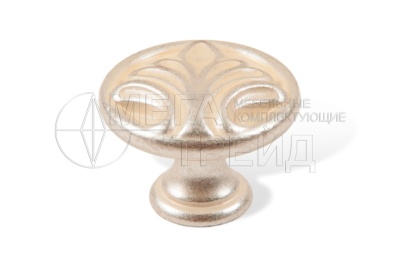 Мебельная ручка кнопка RC502AS.1 MADONNA Старинное серебро