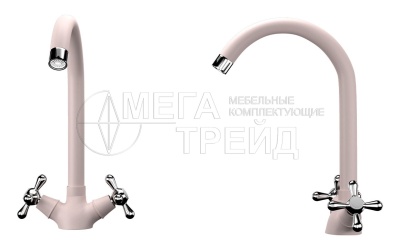 Кухонный смеситель 07-311 светло-розовый EcoStone