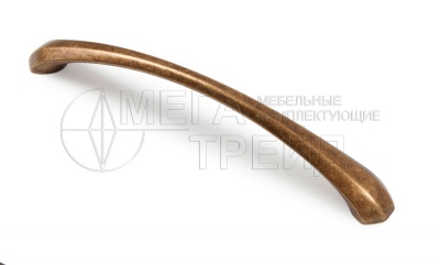 Мебельная ручка RS505MAB.1/160 (25) Матовая старинная латунь 160 мм БОЯРД