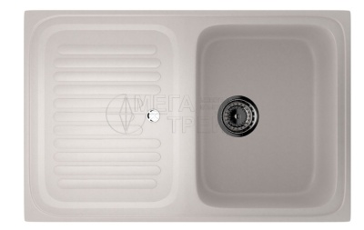 Каменная мойка ES-27-331 белый EcoStone