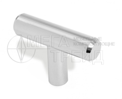 Мебельная ручка кнопка RC200CP.5 хром к рейлингу