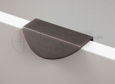 Ручка торцевая RT007BAP.1/32 Брашированное старинное олово 32мм БОЯРД