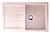 Каменная мойка ES-33-311 светло-розовый EcoStone, 