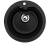 Каменная мойка ES-12-344 ультра черный EcoStone, 