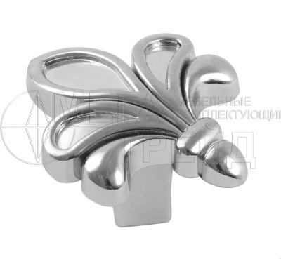 Мебельная ручка кнопка RC423CP.4 (40) БОЯРД