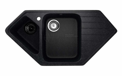 Каменная мойка ES-25-308 черный EcoStone