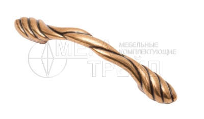 Мебельная ручка RS126MAB.4/96 мат.старин.латунь 96мм БОЯРД