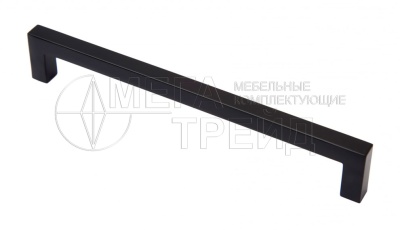 Мебельная ручка RS043BL.4/160 черн.мат. 160мм БОЯРД