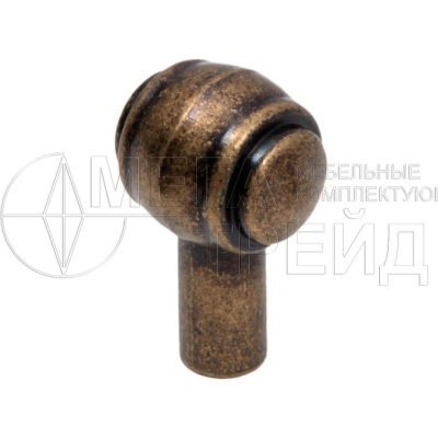 Мебельная ручка-кнопка BAMBOO RC019AB.4 БОЯРД