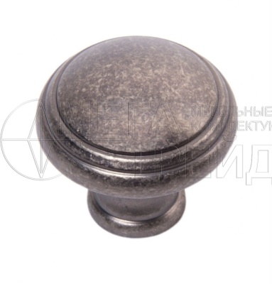 Ручка кнопка RC400BAZ.4 чернен.старин.цинк БОЯРД