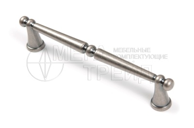 Мебельная ручка RS530AP.1/128 (25) Старинное олово 128 мм БОЯРД