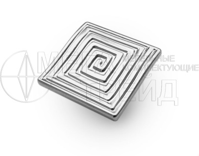 Ручка кнопка RC090CP.4 полир. хром БОЯРД