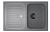 Каменная мойка ES-27-342 графитовый EcoStone, 