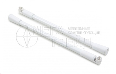 Рейлинг круглый белый на 300мм для ящика СТАРТ SBR08/W/300 (100) БОЯРД